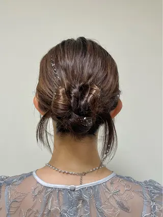ロング 君山 希美のヘアスタイル