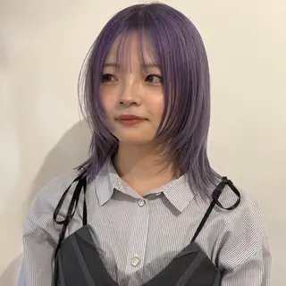 ミディアム カラー mellow NANAのヘアスタイル
