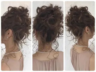 ロング カラー パーマ ヘアアレンジ メンズ 豊橋美容院 ソンリエのヘアスタイル