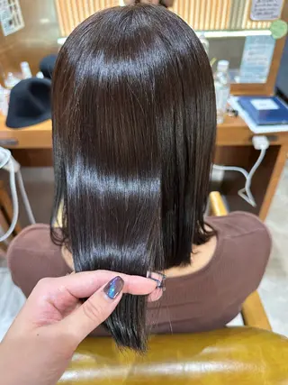 セミロング カラー 🫧アレンジ・髪質 改善maica🫧のヘアスタイル