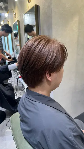 ショート カラー カラー/クロスパーマ /髪質改善/AiNAのヘアスタイル