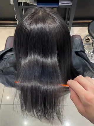 セミロング 🫧似合わせ艶カラー /平山🫧のヘアスタイル