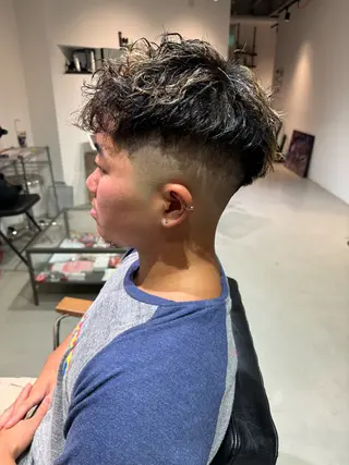 ショート パーマ メンズ Mizuki Yajimaのヘアスタイル