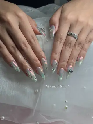 ネイル Mermaid Nail / りりかのネイルデザイン