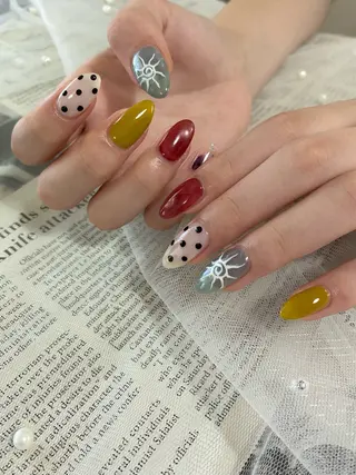 ネイル shiki_nail 🪐のネイルデザイン