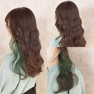 カラー 渋谷:インナーカラー ／🍒エリカ🍒のヘアスタイル