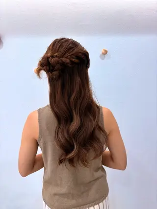 ロング ヘアアレンジ キッズ ヘアセット/六本木 Yukaのヘアスタイル