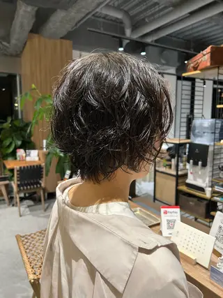 ショート パーマ 髪質改善カラー/ レイヤー/望月うららのヘアスタイル