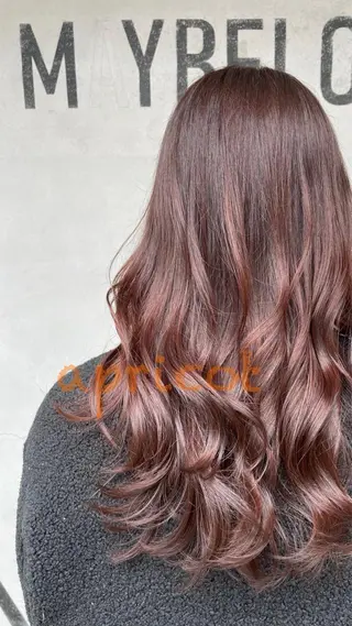 セミロング カラー 中村 幸子のヘアスタイル
