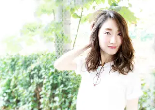 セミロング 桑名 淳のヘアスタイル
