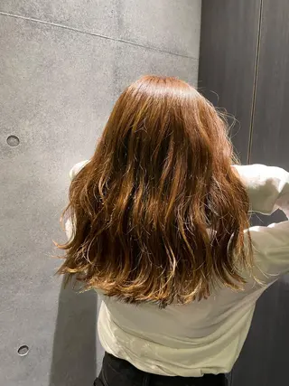 ロング カラー 優真/難波で 1番パーマが上手いのヘアスタイル
