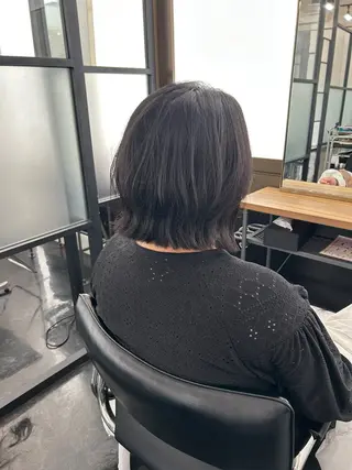 ミディアム 野尻 拓海のヘアスタイル