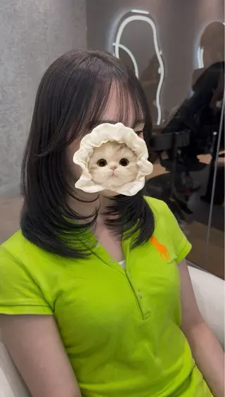 ロング ヘアアレンジ 🌻夏の透明感カラー 🩵韓国レイヤー櫻井のヘアスタイル