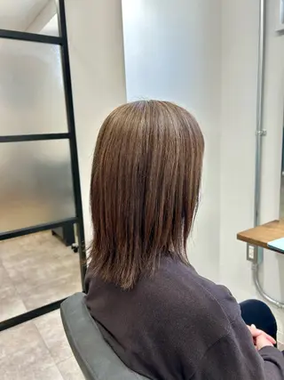 ミディアム 長嶋 零のヘアスタイル