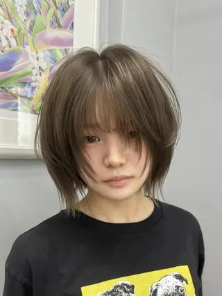ミディアム Philia福岡天神 カット/カラー⭐️のヘアスタイル