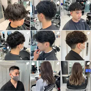 メンズ メンズ特化フェード パーマ小林裕史のヘアスタイル