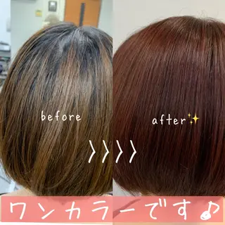 ショート 🪞透明感カラー🫧 縮毛矯正🥇かずきのヘアスタイル