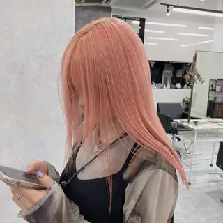 セミロング カラー ヘアアレンジ メンズ ブリーチの髪様 MASATOのヘアスタイル