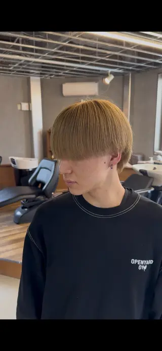 カラー メンズ ⭐️フウタ⭐️/郡山 /透明感カラーのヘアスタイル