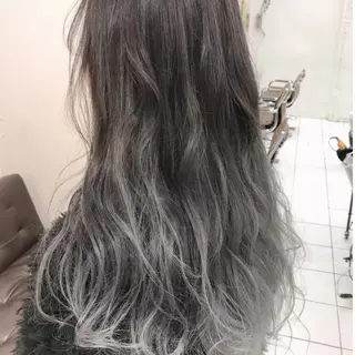 セミロング カラー パーマ ヘアアレンジ メンズ 神山 昌子のヘアスタイル