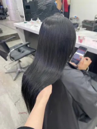ロング カラー ヘアアレンジ 🎀プルエクステ みまひかる🎀のヘアスタイル