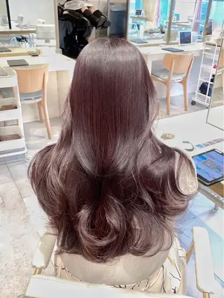 ロング カラー 🍑韓国風レイヤー 🍑莉子のヘアスタイル