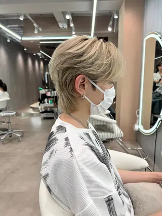 ショート メンズ 🔶似合わせセンター パート/ヤス🔶のヘアスタイル