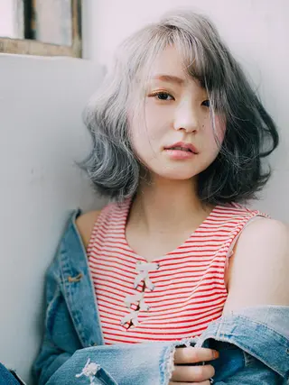 ミディアム カラー 【公式】amble luxe池袋東口🩷のヘアスタイル