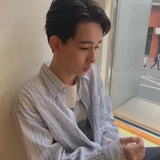 ショート メンズ 三矢 ちなつのヘアスタイル