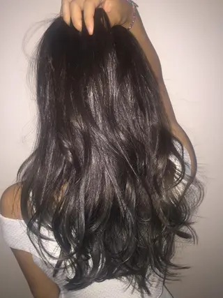 ミディアム セミロング ロング カラー 若杉 諒のヘアスタイル