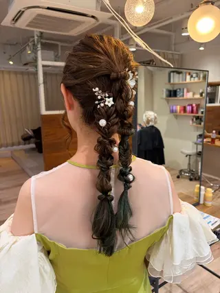 ヘアアレンジ カットパーマ/ レイヤー/ココミ🧚のヘアスタイル