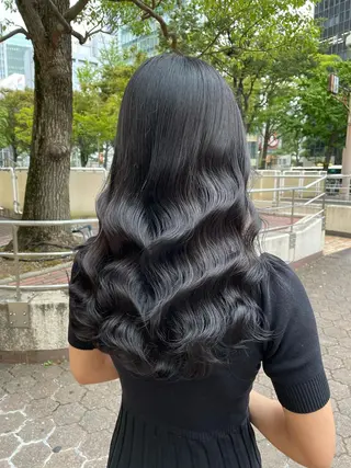 ロング 透明感カラー🇰🇷 レイヤー✨桑原　研太のヘアスタイル