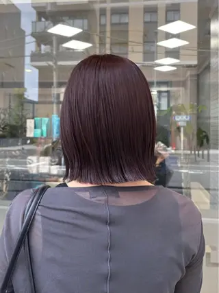 ショート カラー 艶髪カラー /月のヘアスタイル