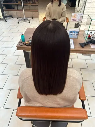 ロング 小松 美璃のヘアスタイル