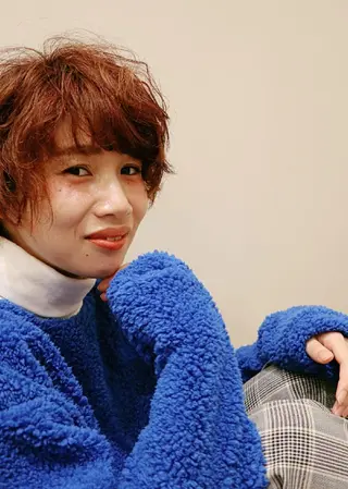 ショート カラー パーマ 徳永 博志のヘアスタイル