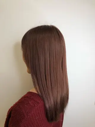 セミロング カラー 【透明感、艶髪】西村 有司のヘアスタイル