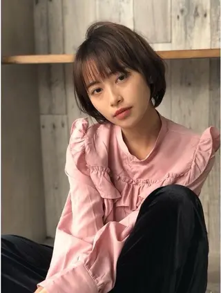 ショート 楠本 貴子のヘアスタイル