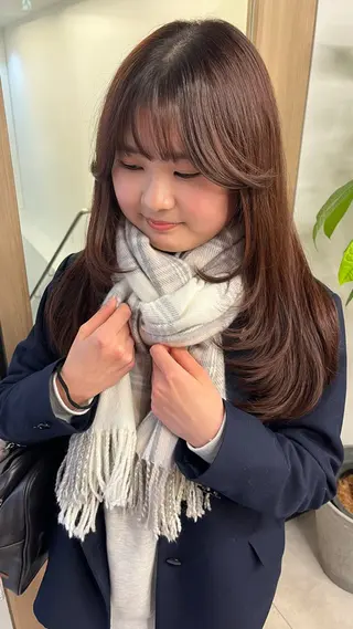 ミディアム 似合わせカット Rinka🌻のヘアスタイル