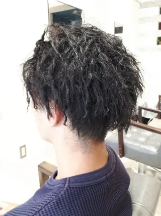メンズ パーマ GiseL ジゼル六本松のヘアスタイル