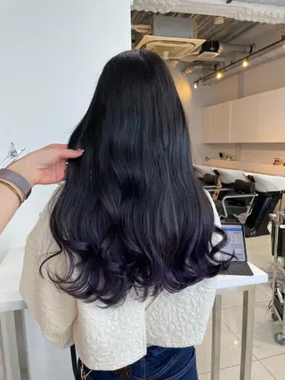 ロング カラー パーマ ヘアアレンジ 💗無料カットモデル 募集中yu-ki💗のヘアスタイル