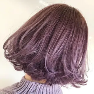 ミディアム カラー ヘアアレンジ レイヤーカット⭐︎ 韓国ヘア⭐︎YUKAのヘアスタイル