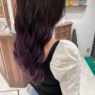 ロング カラー ヘアアレンジ 小白井 由美のヘアスタイル