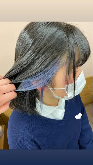 ミディアム 髪質改善QOLU 石川のヘアスタイル
