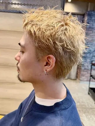 ショート カラー キョウスケ/レイヤー /ハイトーンのヘアスタイル