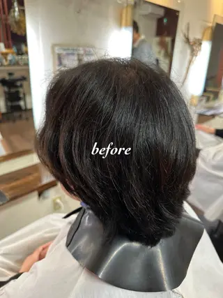 ショート カラー 💜推しインナー カラー/菊池柊真💜のヘアスタイル
