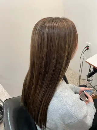 ロング カラー 【Aime】 ユウアのヘアスタイル