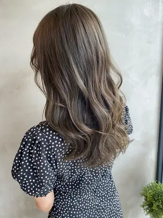 ロング カラー ヘアアレンジ ネイル マツエク・マツパ 夜23時まで予約🉑 reverieあきらのヘアスタイル