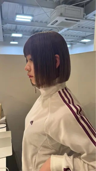 ミディアム 【YOKE】　西田 乃那のヘアスタイル