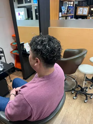 パーマ オオエ トア/カットモデルのヘアスタイル