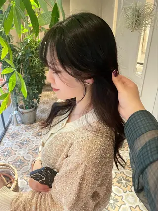 ロング カラー ユイナ ★ショートモデル★のヘアスタイル